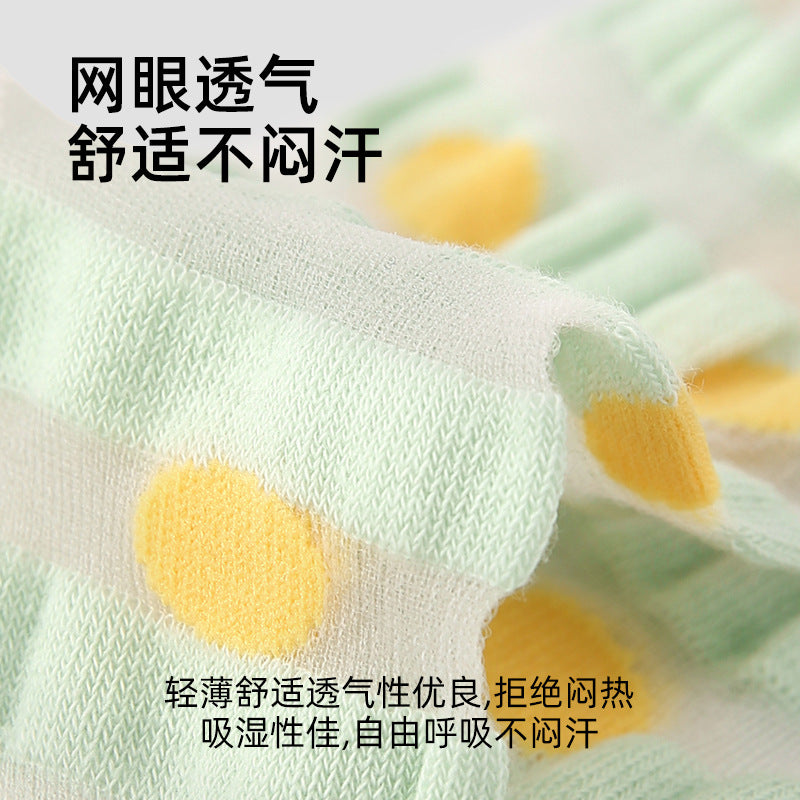 3 Pairs Women Summer Thin Transparent Glass Silk Socks Mid Calf Breathable Moisture Wicking Colorful Striped Stockings